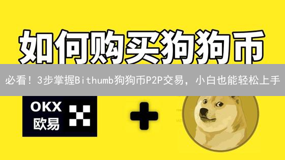 必看！3步掌握Bithumb狗狗币P2P交易，小白也能轻松上手